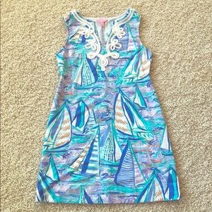 Lilly Pulitzer Sailboat Cotton Dress
